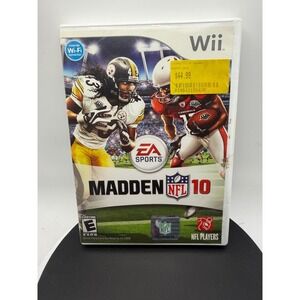 Madden NFL‎ 10 Nintendo Wii EA Sports Football Game with Manual RVL P R2IE